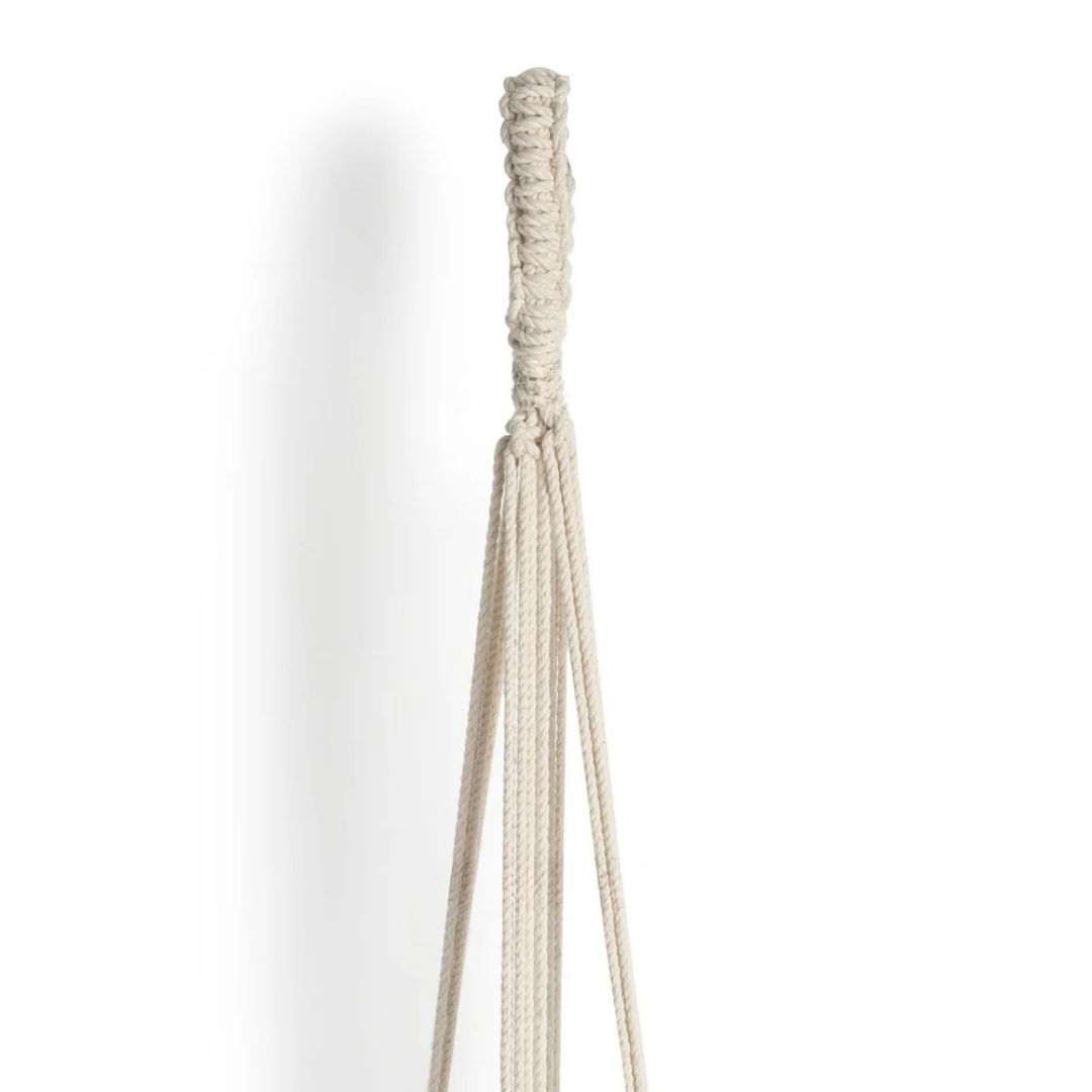 Stylish Macrame Geometric Plant Hanger Modern Artistic Greenery Display